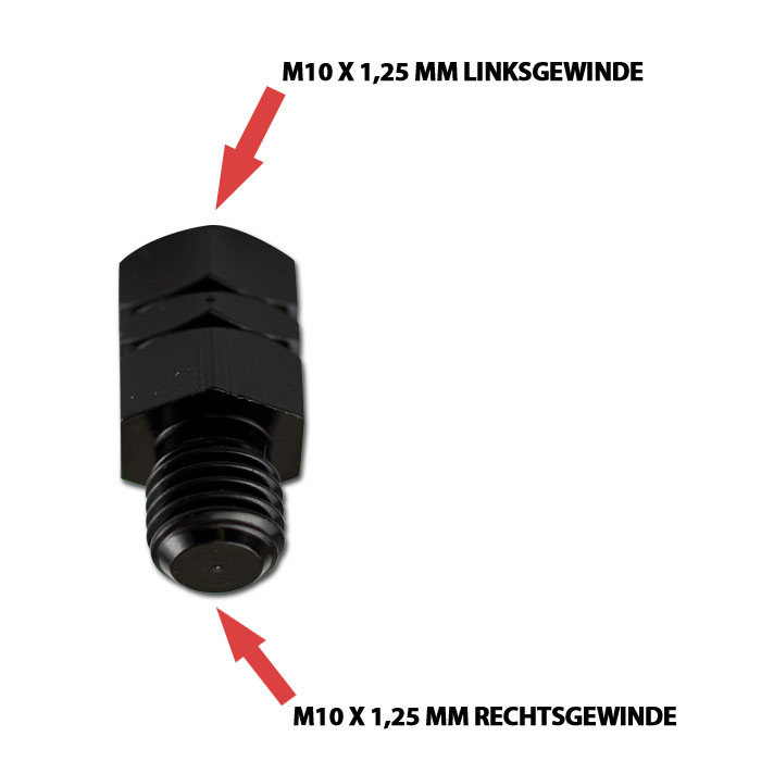 Spiegeladapter M10-L IN / M10-R OUT