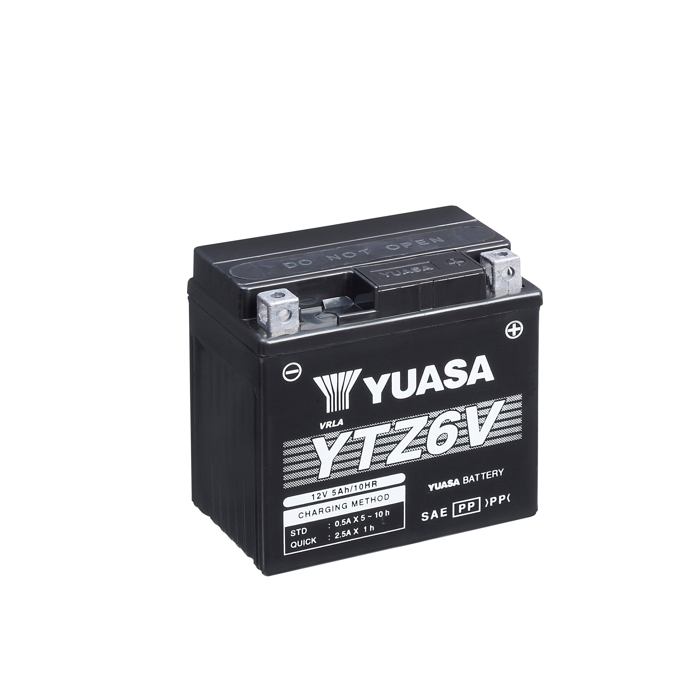 Batterie YUASA YTZ6V (WC) AGM / Gel 12V/5AH (10 Std.) [113x70x105] CCA=90A