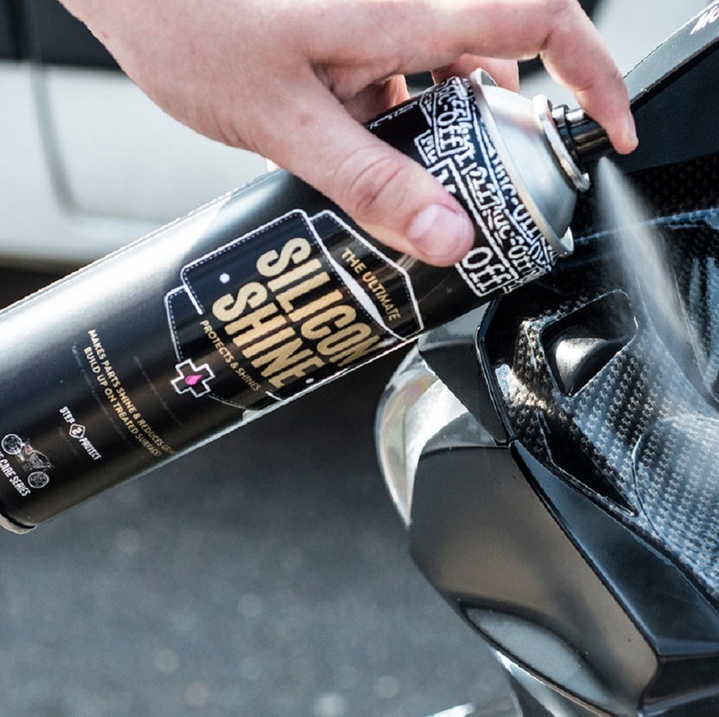 MUC-OFF Motorrad Silikon-Glanz - Spray 500ml X12