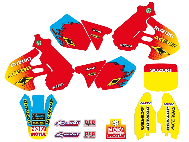 TECNOSEL Stickers Kit Team passend für Suzuki 1999