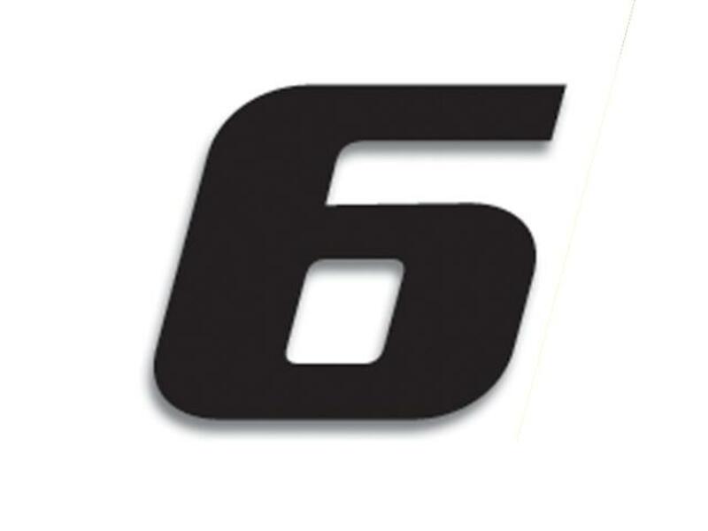RENNNUMMERN SCHWARZ 6 RENNNUMMERN SCHWARZ 6