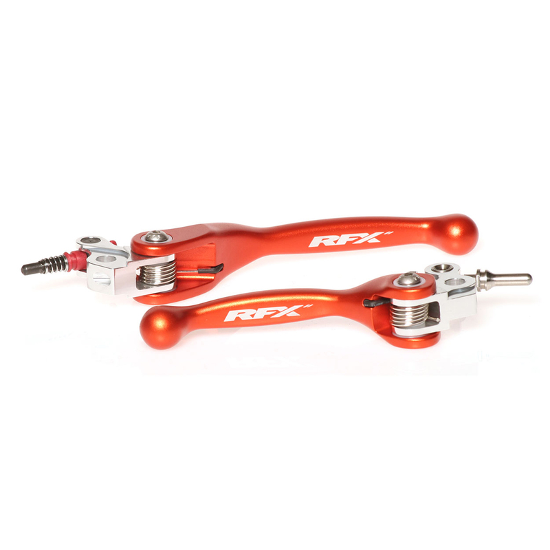 RFX Race Geschmiedeter flexibler Hebelsatz (Orange) - passend für KTM SX 65 RFX Race Geschmiedeter flexibler Hebelsatz (Orange) - passend für KTM SX 65