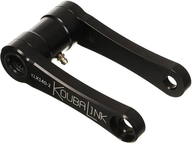 KOUBALINK Tieferlegungssatz (44.5 mm) Schwarz - passend für Kawasaki KLX140 / L / G KOUBALINK Tieferlegungssatz (44.5 mm) Schwarz - passend für Kawasaki KLX140 / L / G