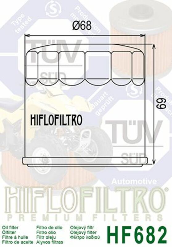 HIFLOFILTRO Ölfilter - HF682