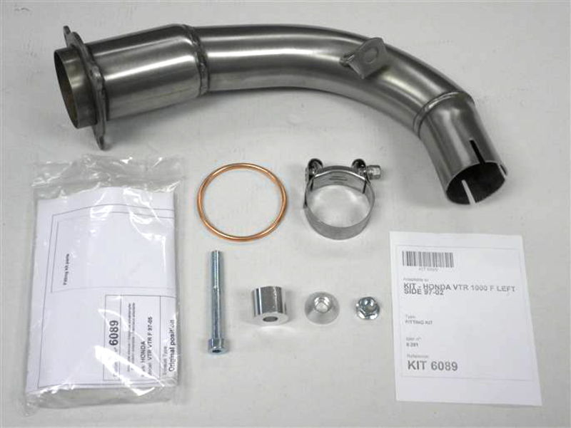 IXIL Adapterrohr, VTR 1000 F, ab Bj.97, linke Seite