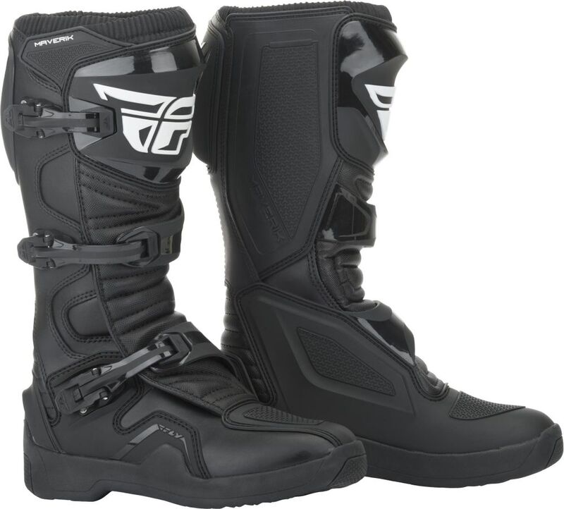 FLY RACING Maverik Boots Black Sz 11 FLY RACING Maverik Boots Black Sz 12
