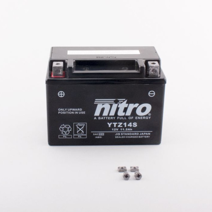 Batterie Nitro YTZ14S 11,2AH GEL Batterie Nitro YTZ14S 11,2AH GEL