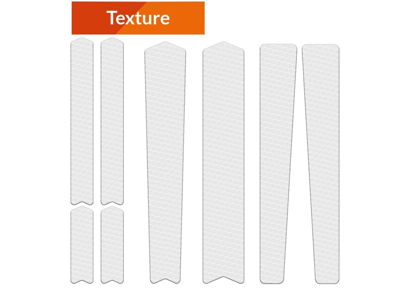 ALGIS Texture Frame Guards Kit Gr/Road - Clear ALGIS Texture Frame Guards Kit Gr/Road - Clear