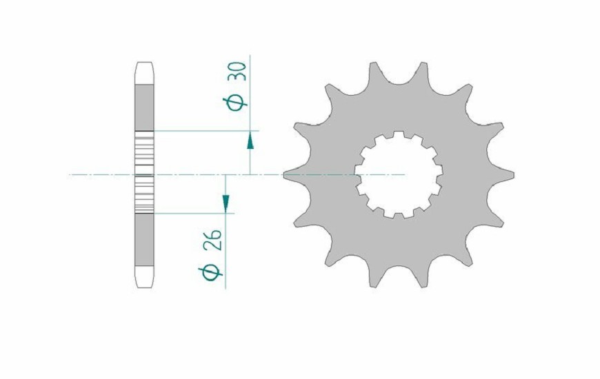 AFAM Standard Stahlritzel vorne 88600 - 525