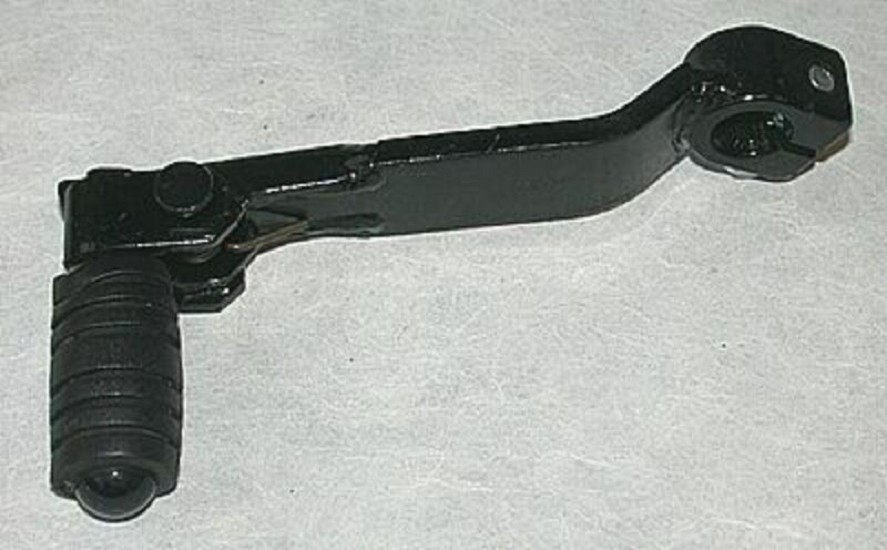 BIHR Schalthebel Stahl schwarz mit Gummi passend für Yamaha DT50M/50MX/125MX