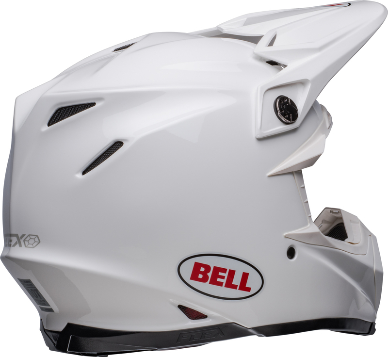 BELL Moto-9s Flex Solid Helm - Weiß BELL Moto-9s Flex Solid Helm - Weiß