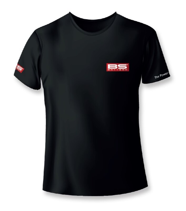 BS BATTERY BS Factory T-Shirt - Black Size L BS BATTERY BS Factory T-Shirt - Black Size XL