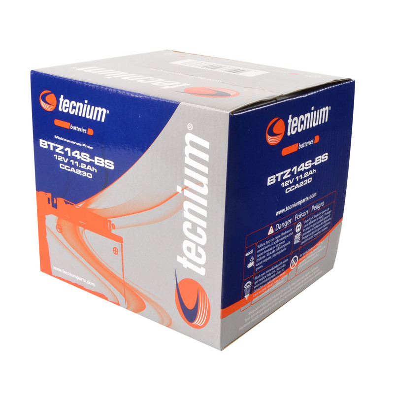 TECNIUM Wartungsfreie Batterie mit Säurepack - BTZ14S-BS