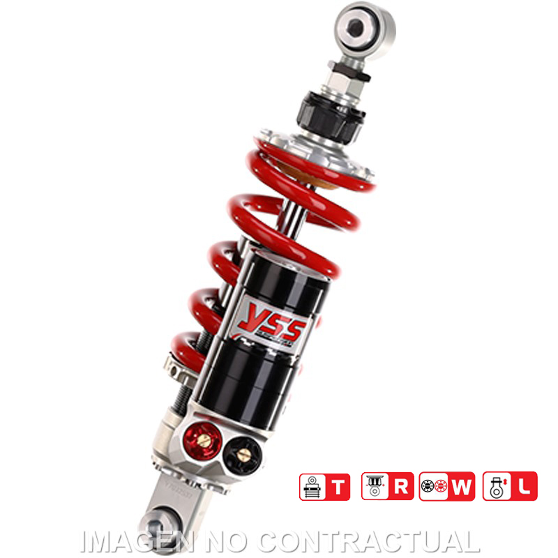 Federbein U456-Serie Mono hinten passend für Kawasaki ZX-10R (11-15) MU456-315TRWL-48-858
