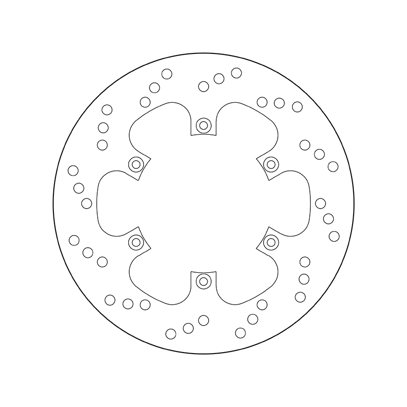 BREMBO Serie Oro rund starr Bremsscheibe