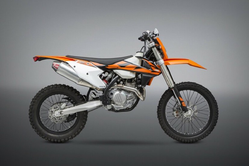 YOSHIMURA Schalldämpfer RS-4 Signature Series Aluminium/Kappe Carbon passend für KTM/Husqvarna