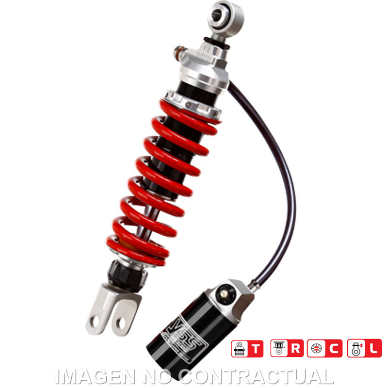 Federbein X366-Serie Mono hinten passend für Kawasaki Ninja 250/SL, Ninja 300, Z 300 MX366-320TRCL-13-858 Federbein X366-Serie Mono hinten passend für Kawasaki Ninja 250/SL, Ninja 300, Z 300 MX366-320TRCL-13-858