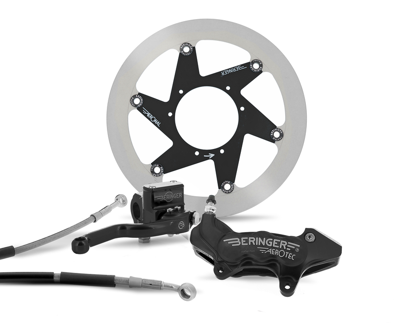 BERINGER Top Race Bremsenkit Rad 16.5 Bremssattel Aerotec® axial 6 Kolben schwarz
