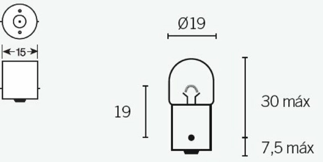 TECNIUM R5 Glühlampen 12V 5W - x10 TECNIUM R5 Glühlampen 12V 5W - x10