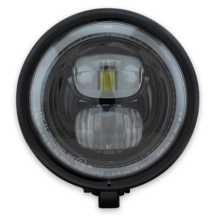 LED-Scheinwerfer Pearl 5-3/4 schwarz matt LED-Scheinwerfer Pearl 5-3/4 schwarz matt