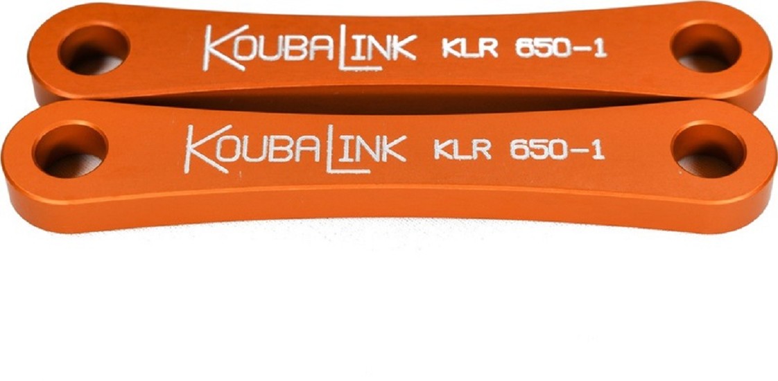 KOUBALINK Tieferlegungssatz (31.8 mm) Orange - passend für Kawasaki KLR650 KOUBALINK Tieferlegungssatz (31.8 mm) Orange - passend für Kawasaki KLR650