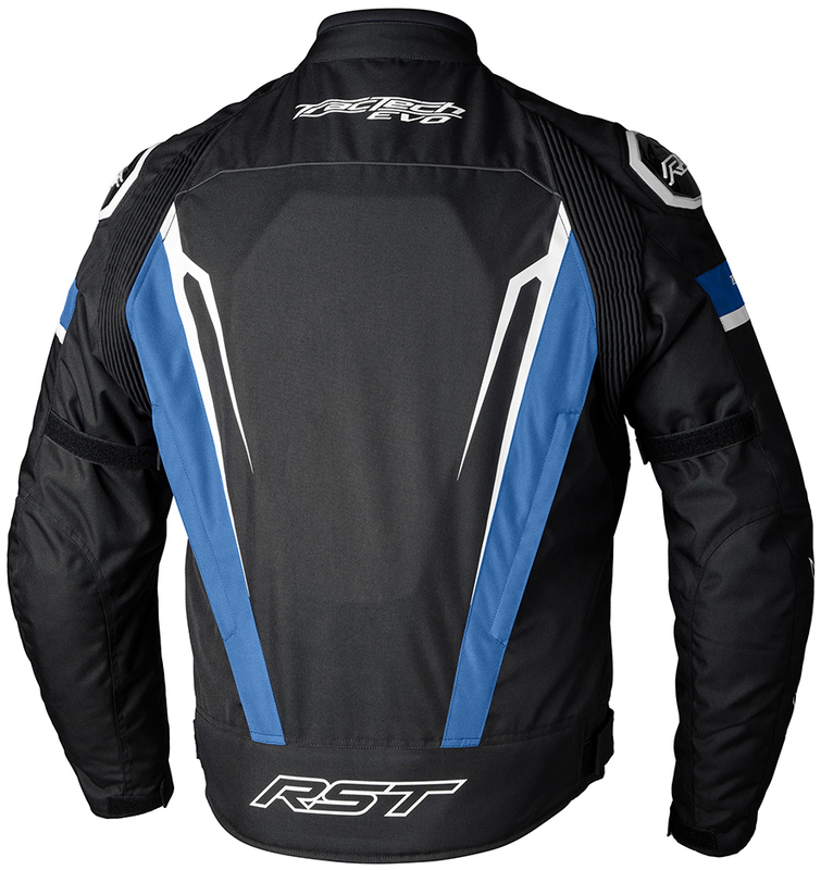 RST TracTech Evo 5 CE Textil-Jacke - Blau/Schwarz/Weiß