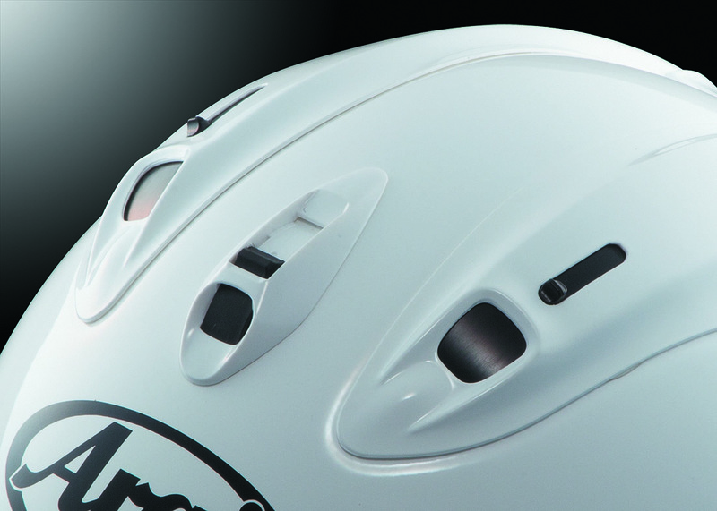 ARAI Duct-5 Zentrale obere Belüftung Cafe Racer Green SZ-Ram-X Helme