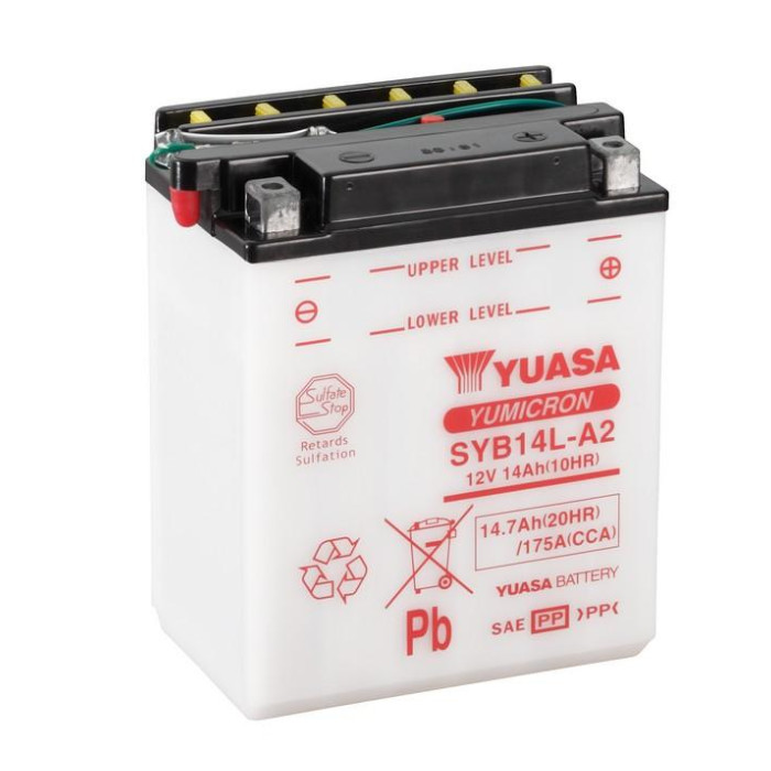 Batterie YUASA SYB14L-A2 14 AH Batterie YUASA SYB14L-A2 14 AH