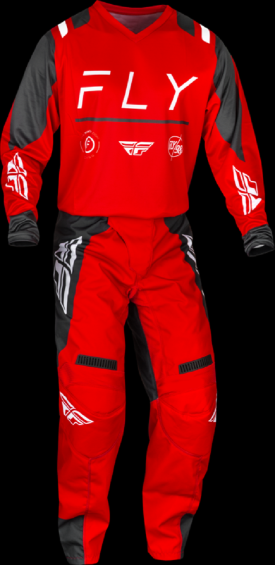 FLY RACING F-16 Hose - Rot/Anthrazit/Weiß FLY RACING F-16 Hose - Rot/Anthrazit/Weiß