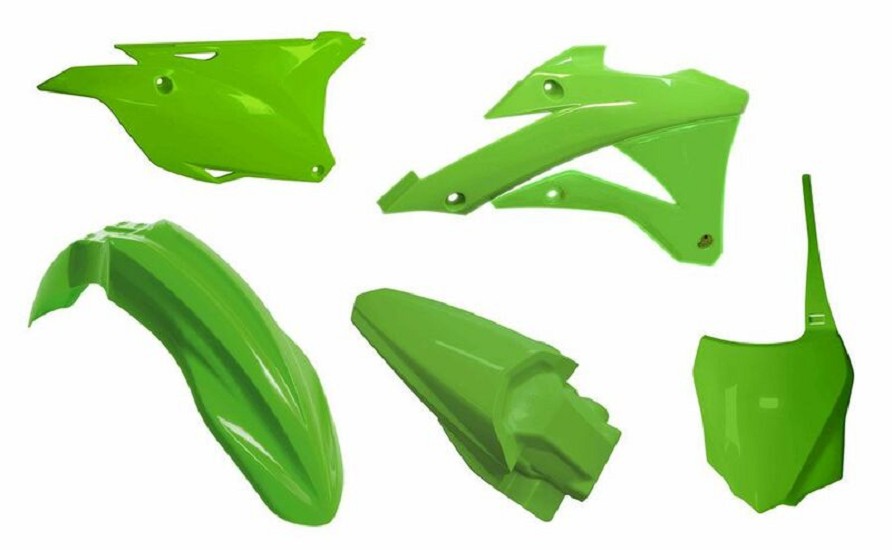 RACETECH Kunststoff-Kit Verkleidungsteile OEM Farbe (2021) passend für Kawasaki KX 85-100 RACETECH Kunststoff-Kit Verkleidungsteile OEM Farbe (2021) passend für Kawasaki KX 85-100