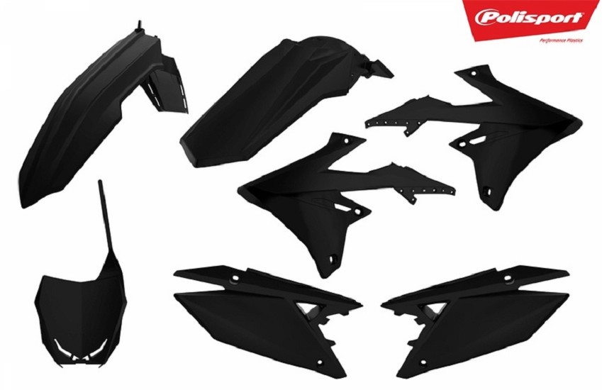 POLISPORT Plastik-Kit schwarz passend für Suzuki RM-Z450