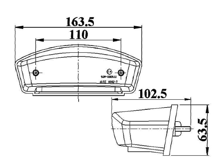 LED-Rücklicht passend für DUCATI Monster 600/620/750/900/1000