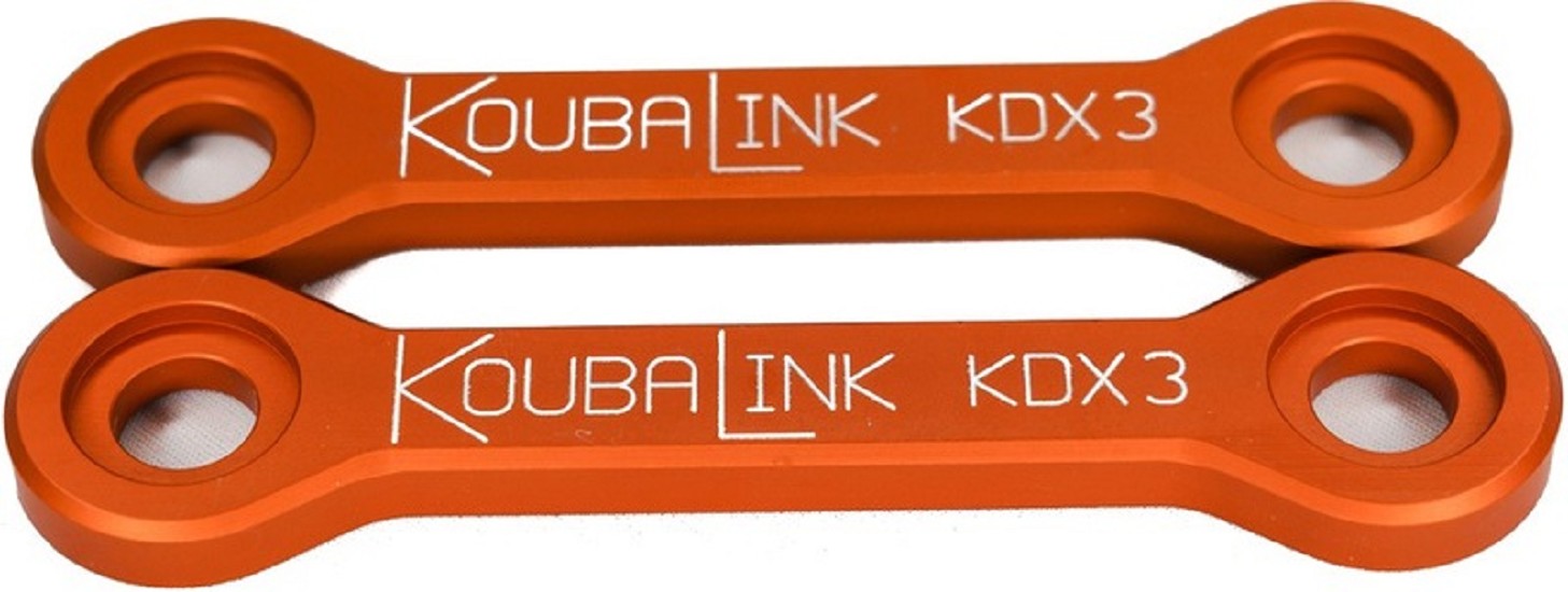 KOUBALINK Tieferlegungssatz (57.2 mm) Gold - passend für Kawasaki KDX200 / 250 KOUBALINK Tieferlegungssatz (57.2 mm) Gold - passend für Kawasaki KDX200 / 250