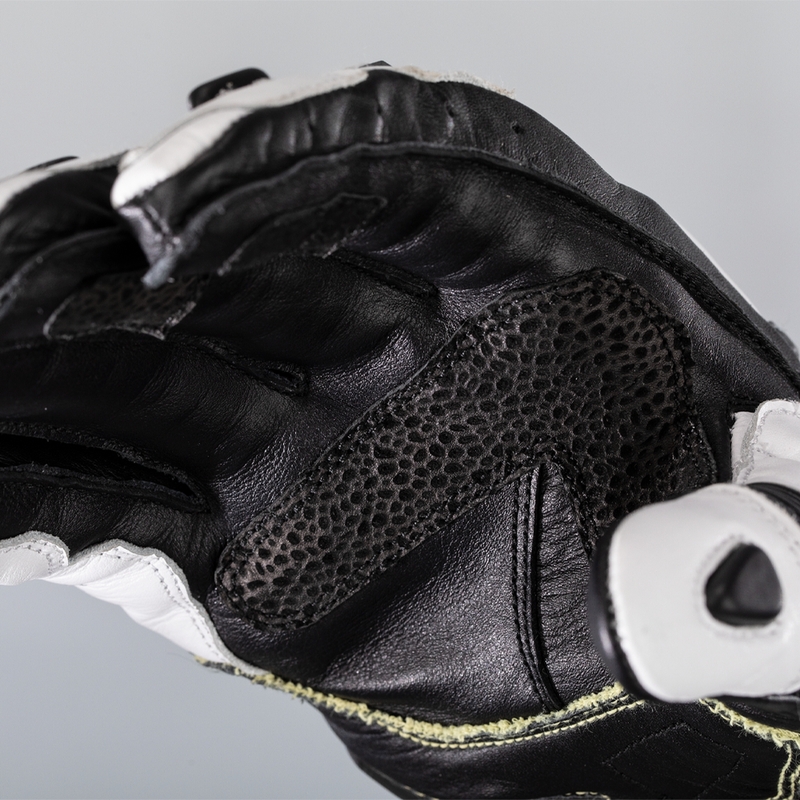 RST TracTech Evo 4 Leder Handschuhe - Weiß/Schwarz RST TracTech Evo 4 Leder Handschuhe - Weiß/Schwarz
