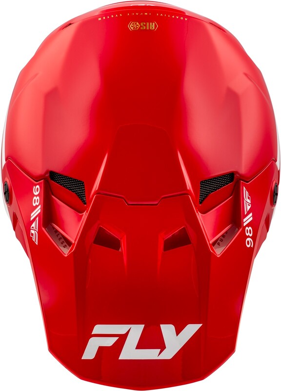 FLY RACING Formula CC Objective Helm - Rot/Weiß FLY RACING Formula CC Objective Helm - Rot/Weiß