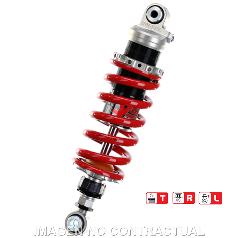 Federbein Z456-Serie Mono hinten passend für Yamaha YZF-R6 (99-02) MZ456-310TRL-13-85