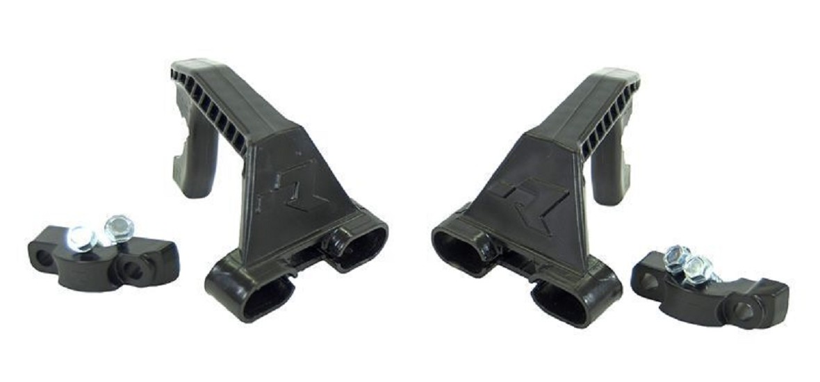 RACETECH HP3 Cross/Enduro Handschützer Weiß/Schwarz RACETECH HP3 Cross/Enduro Handschützer Quantum Grau/Schwarz