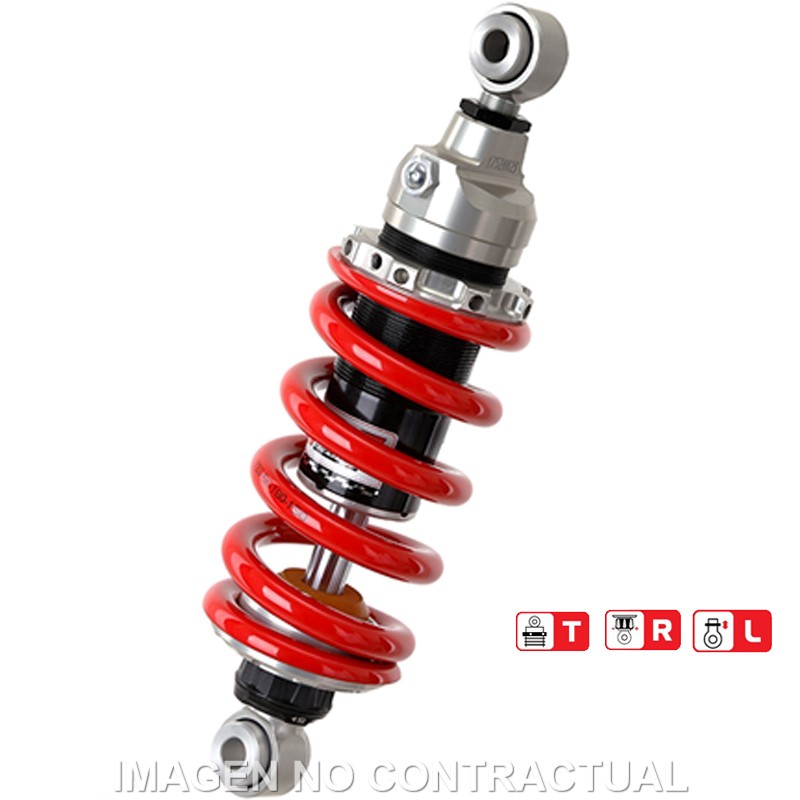Federbein Z456-Serie Mono hinten passend für Kawasaki ER 6 F/N (05-16) MZ456-285TRL-09-85