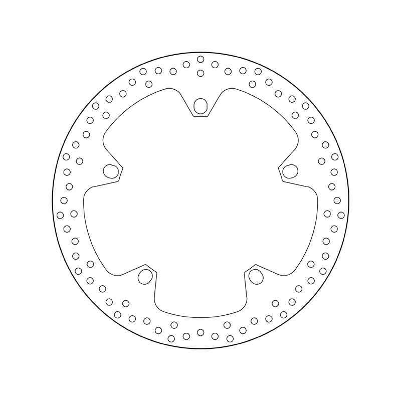 BREMBO Serie Oro rund starr Bremsscheibe