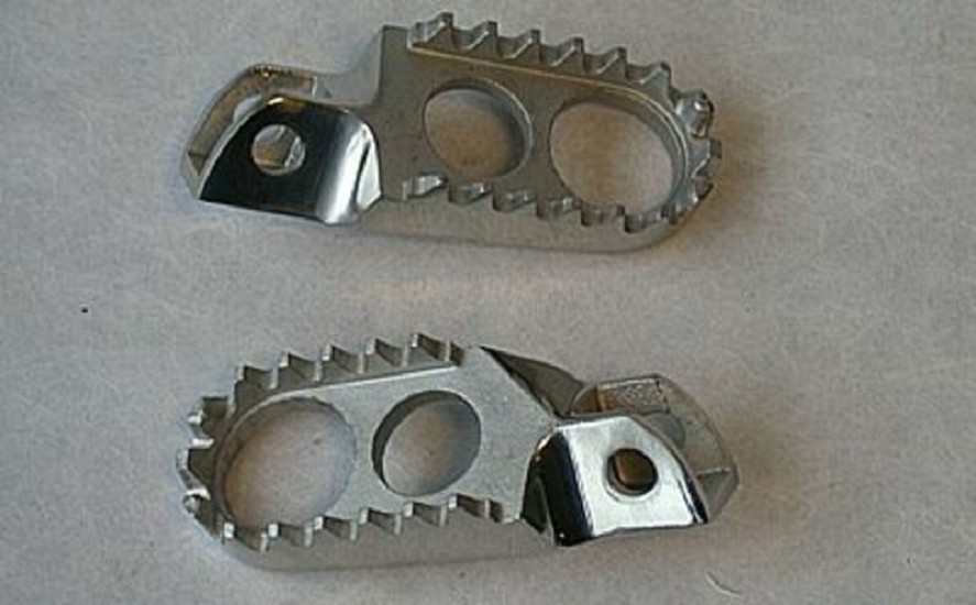 BIHR Fußrasten Stahl passend für Honda CR125R/250R/500R