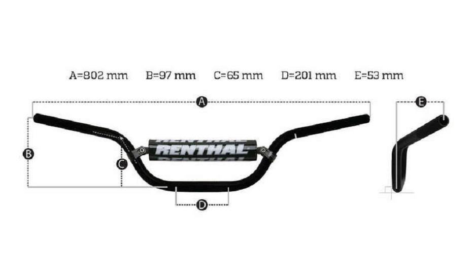RENTHAL MX/Enduro 7/8 971 RC Lenker