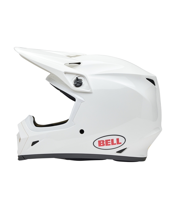BELL MX-9 Mips Helm - Gloss Solid White BELL MX-9 Mips Helm - Gloss Solid White