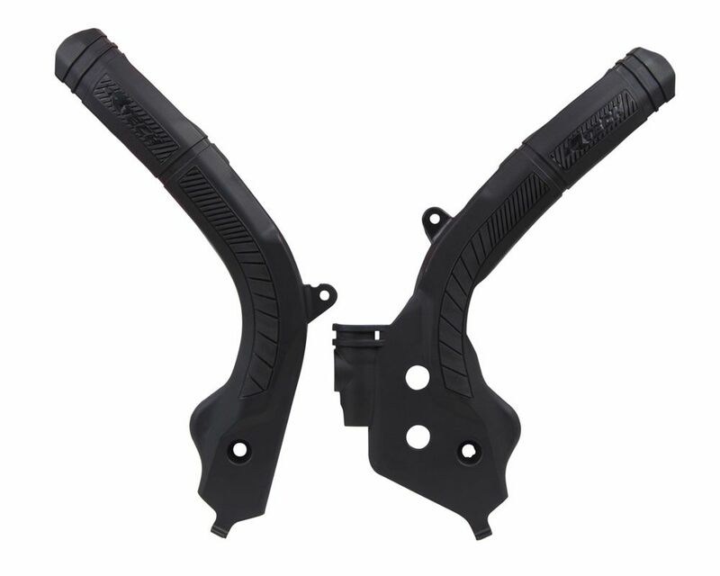 RACETECH Bi-Material Rahmenschutz Schwarz RACETECH Bi-Material Rahmenschutz Schwarz