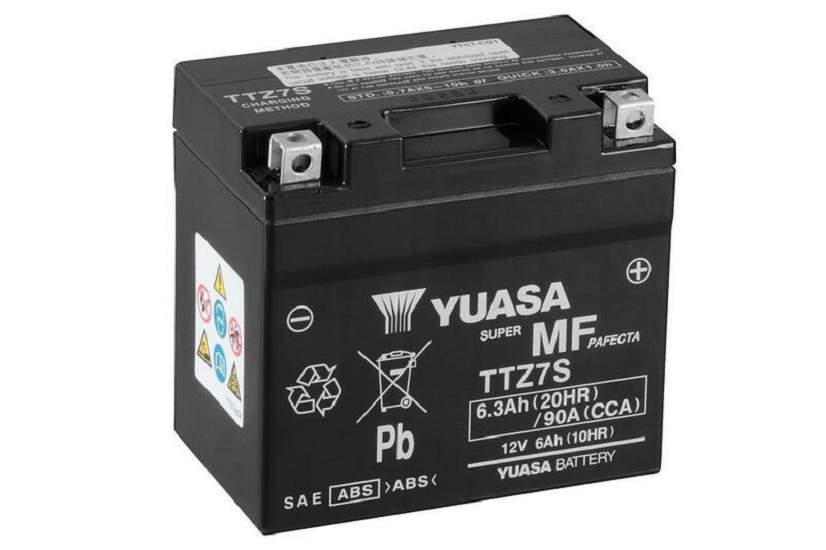 YUASA Wartungsfreie Batterie Werkseitig aktiviert - TTZ7S
