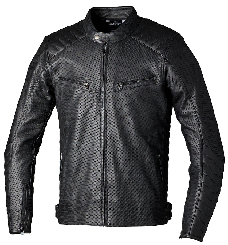 RST Roadster Air CE Lederjacke Herren - Schwarz