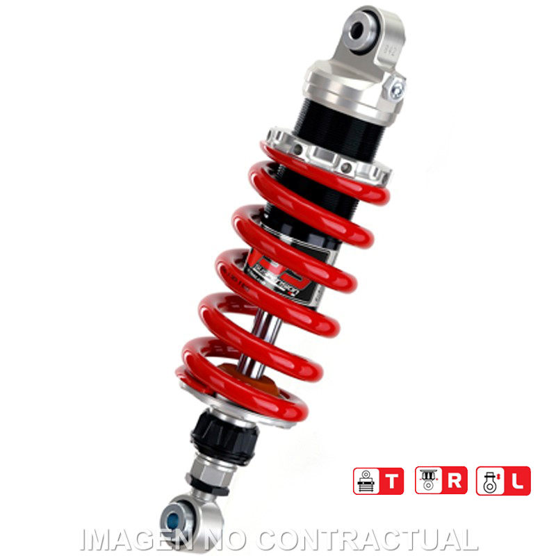 Federbein Z456-Serie Mono hinten passend für Kawasaki Ninja 650 (17-22), Z 650 (17-22) MZ456-300TRL-54-85