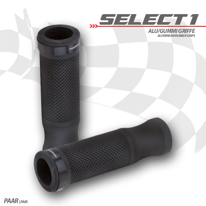 Griffgummiset Select1 7/8-22mm schwarz Griffgummiset Select1 7/8-22mm schwarz