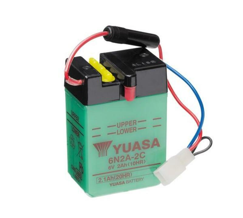 YUASA Blei/Säure Batterie ohne Säurepack - 6N2A-2C YUASA Blei/Säure Batterie ohne Säurepack - 6N2A-2C