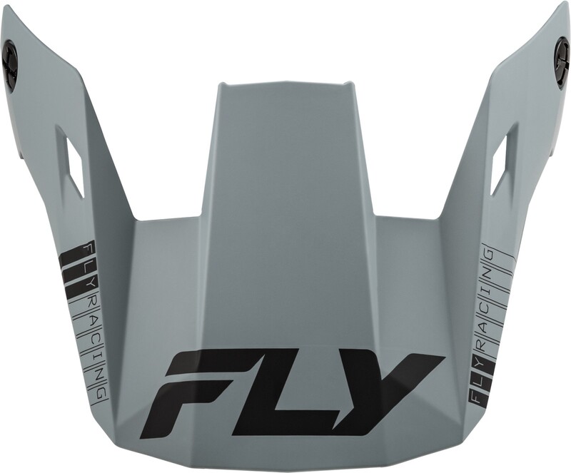 FLY RACING Rayce Fahrradhelmschirm - Mattgrau