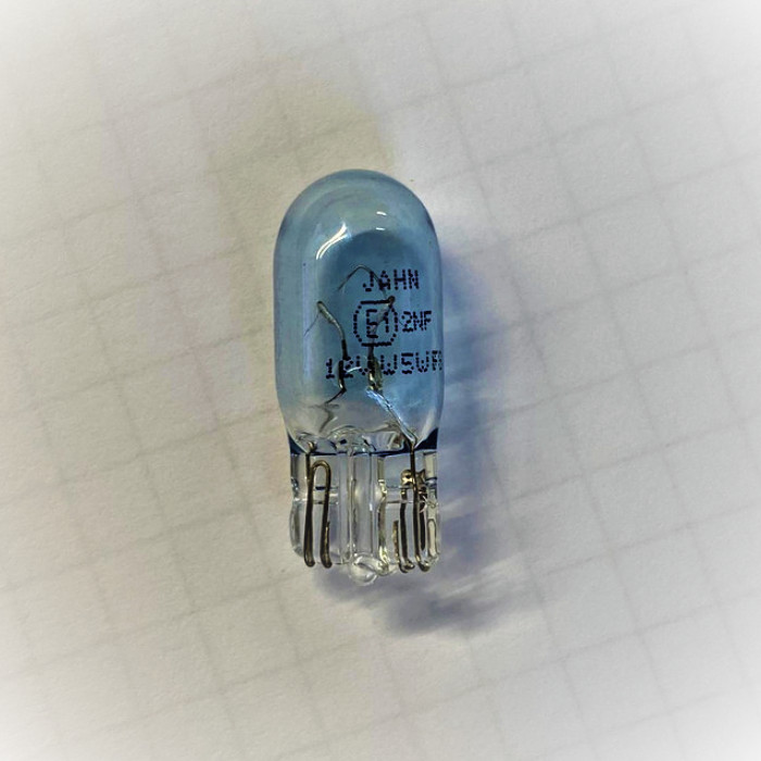 Glassockellampe T10 12V 5W W2,1x9,5d